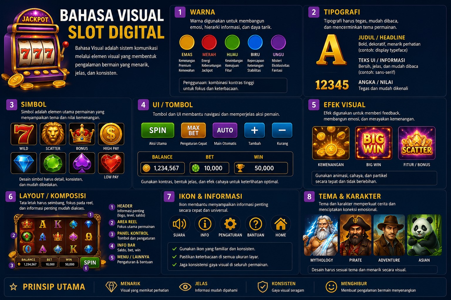 Bahasa Visual Slot Digital