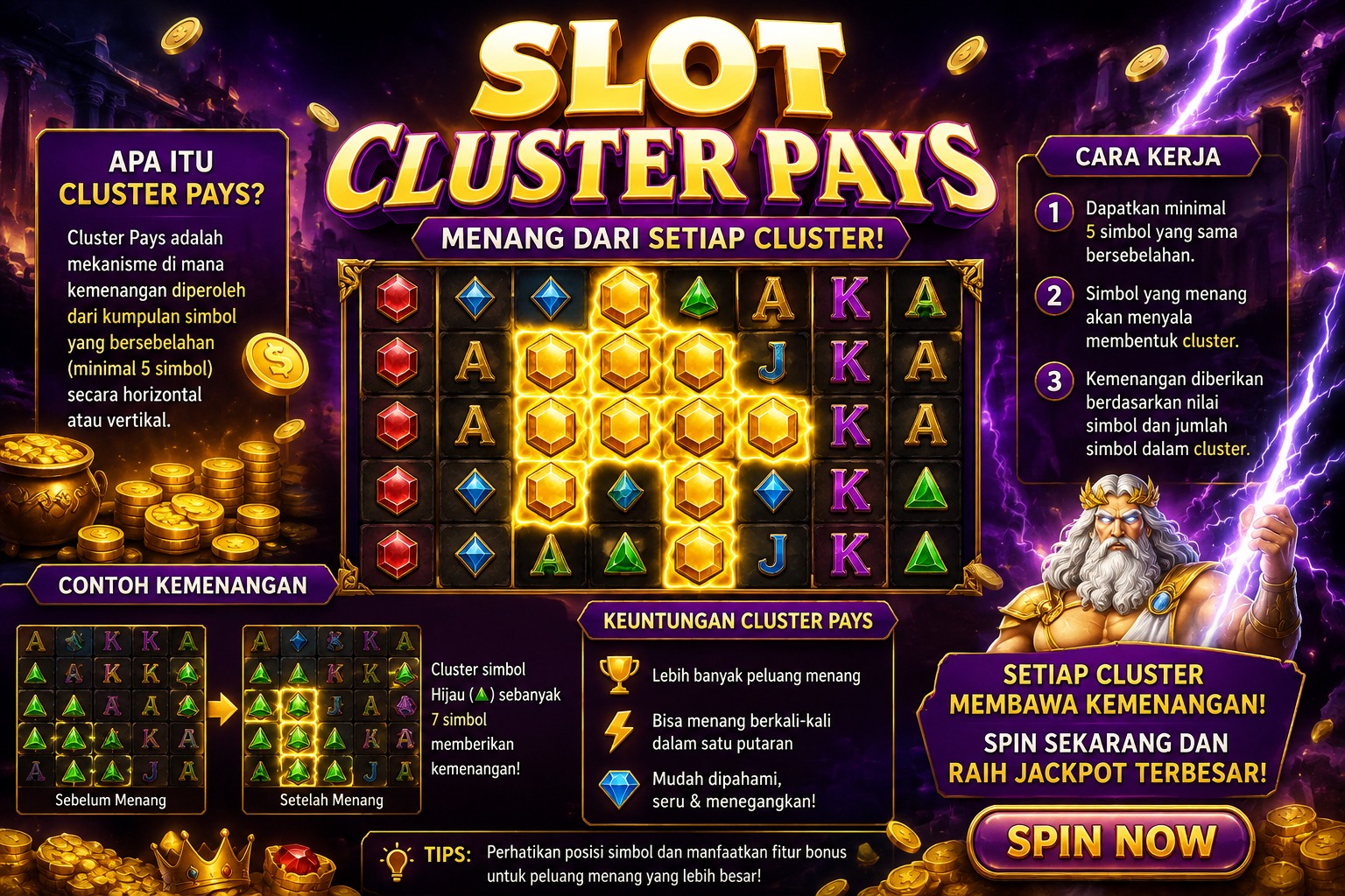 Slot Cluster Pays